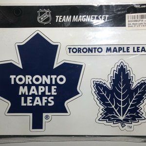 Rico NHL Maple Leafs Team Magnet Sheet,9x5"x0.2", Team Logo - Toronto Maple Leaf